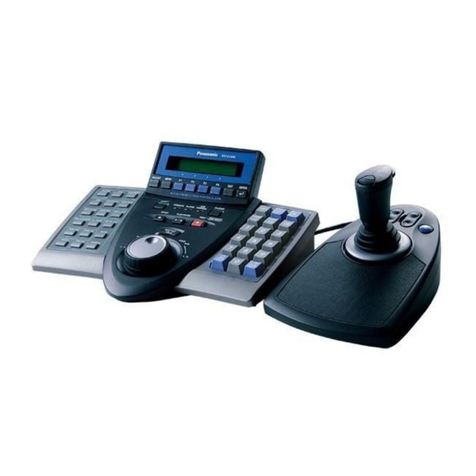 Panasonic WVCU650 - SYSTEM CONTROLLER ADDENDUM operating instructions