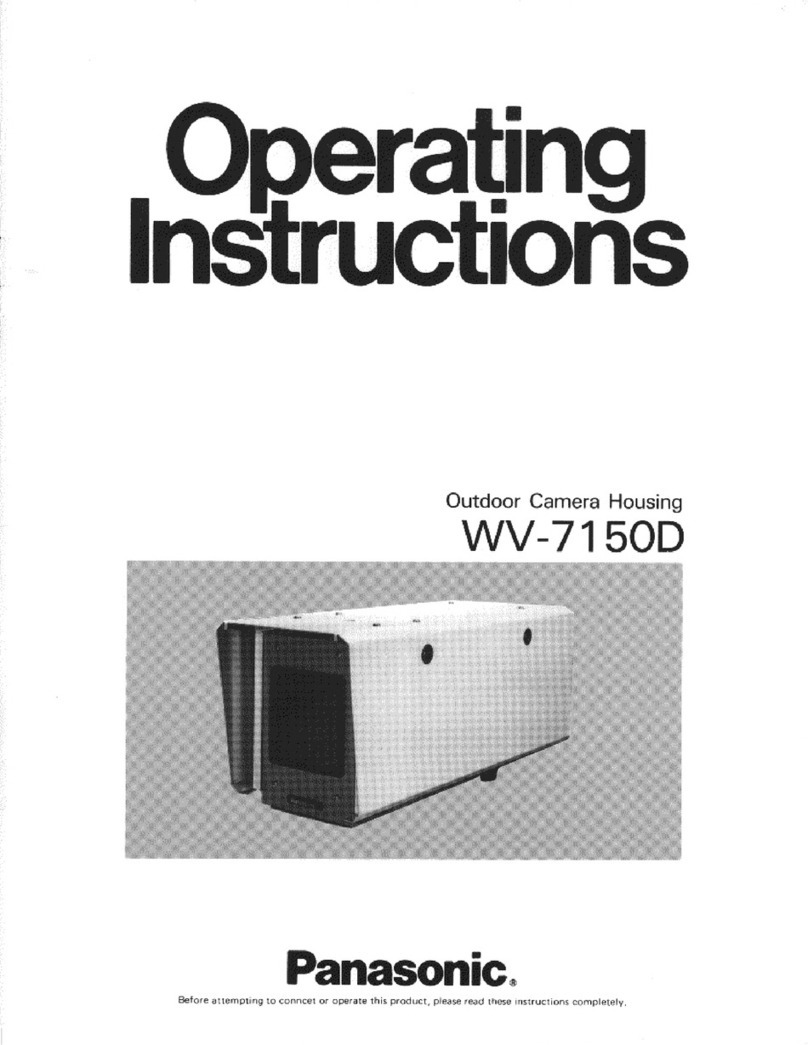 Panasonic WV-7150D operating instructions