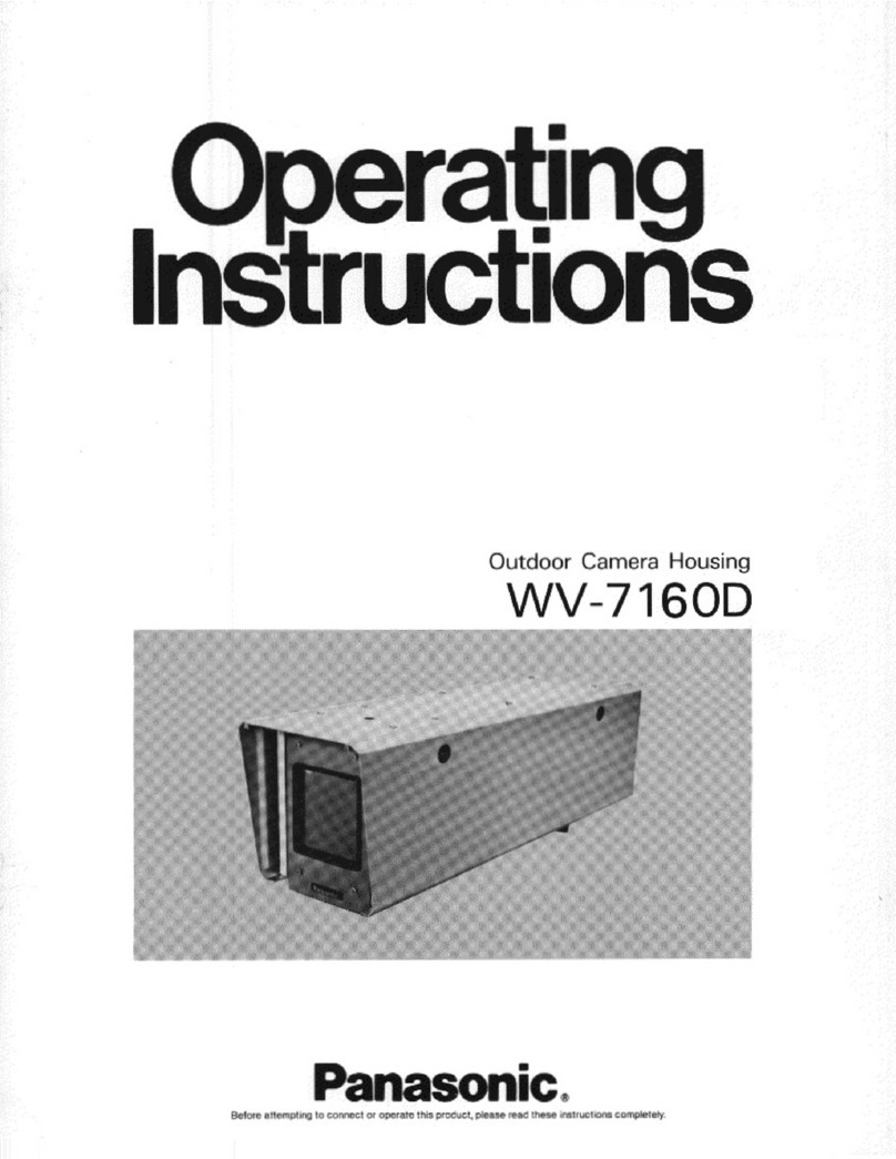 Panasonic WV-7160D operating instructions