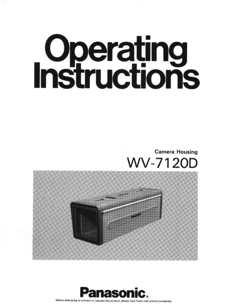 Panasonic WV-7120D operating instructions
