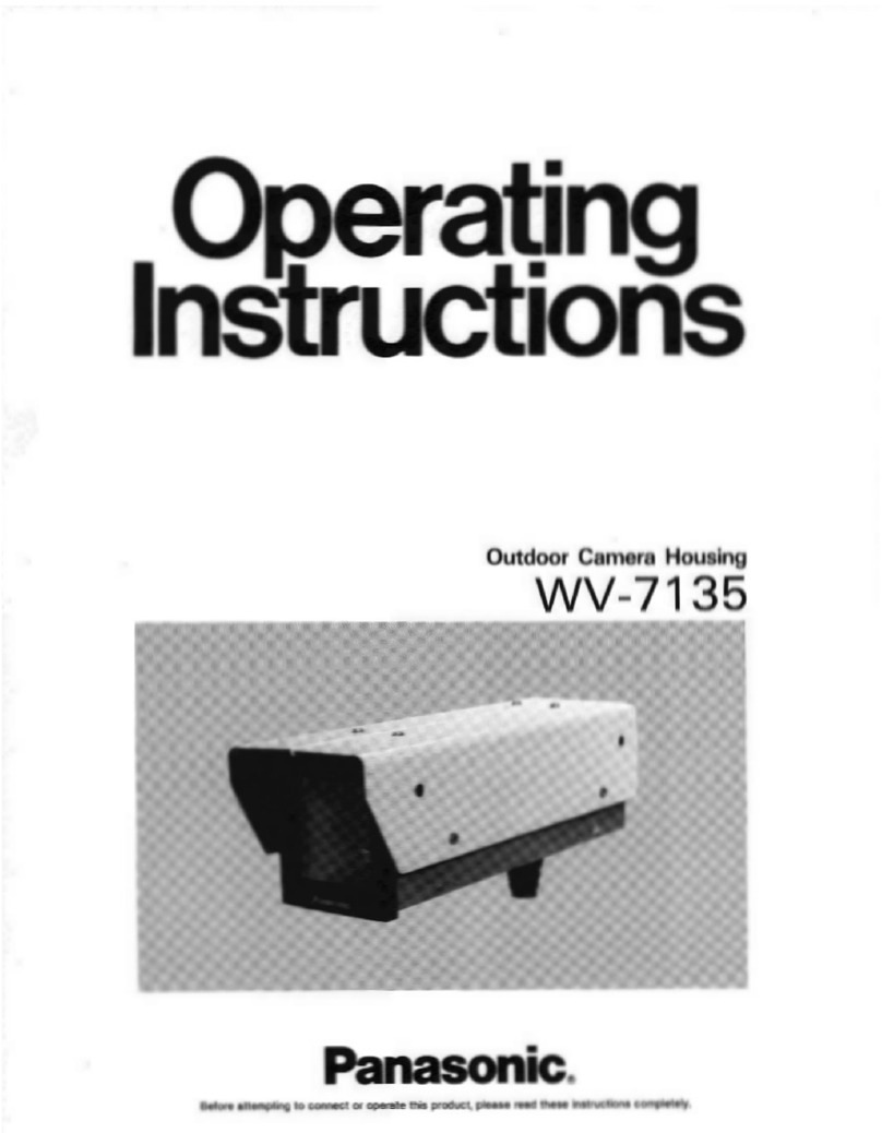 Panasonic WV-7135 operating instructions