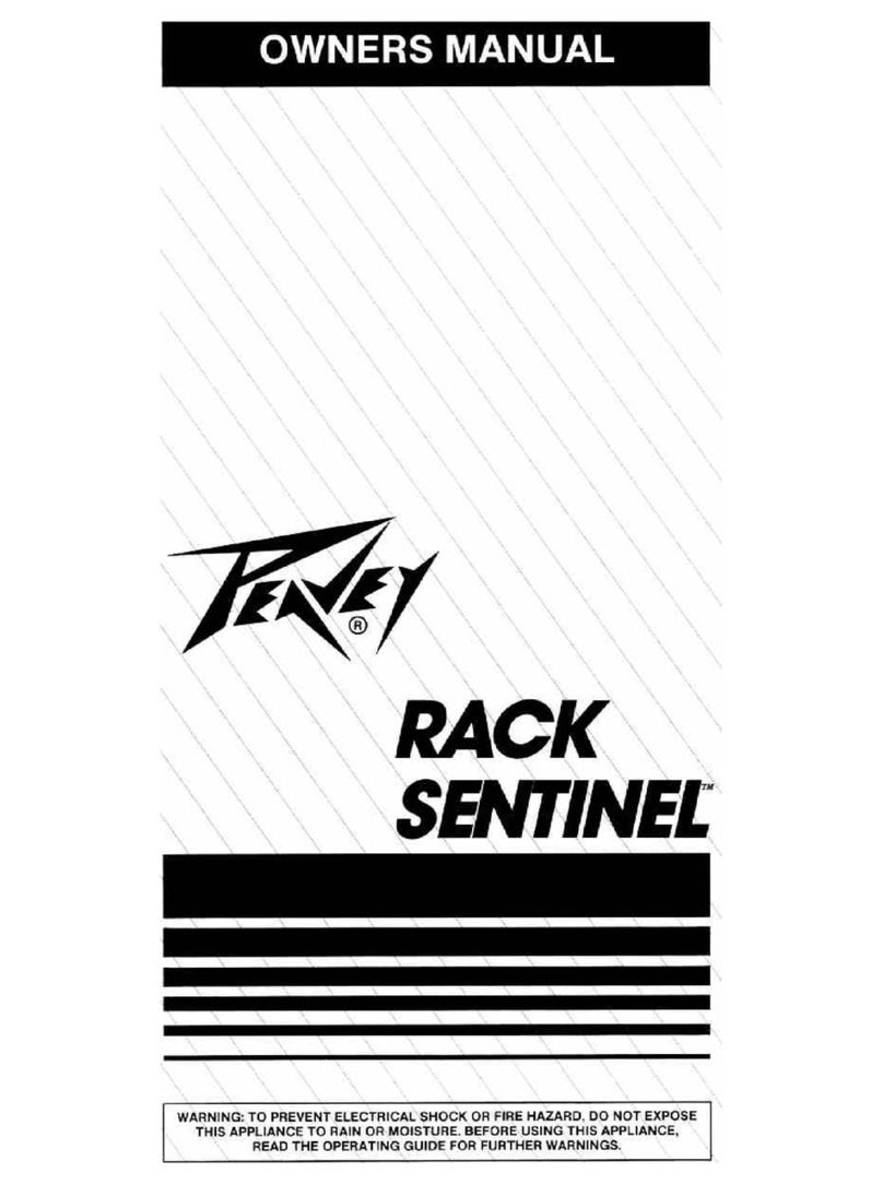 Peavey Rack Sentinel user guide