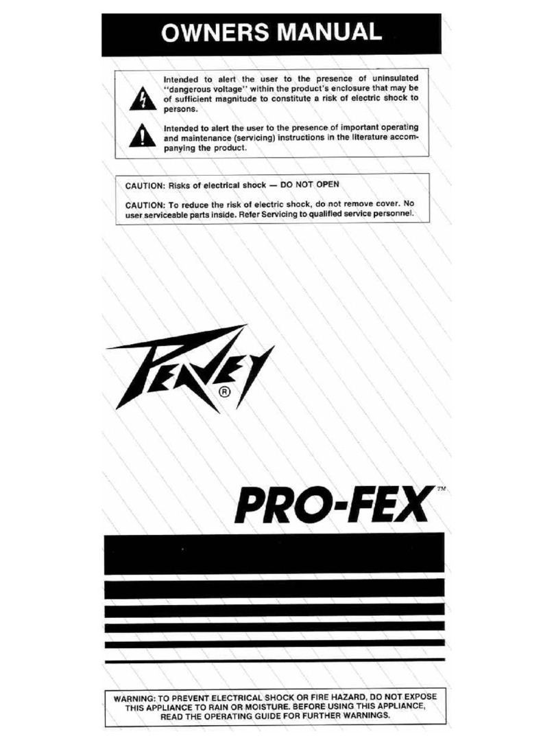 Peavey Pro Fex user guide