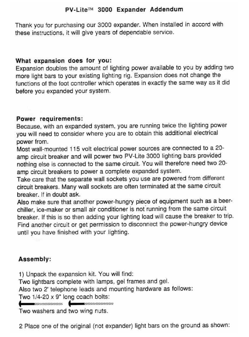 Peavey PV Lite 3000 user guide