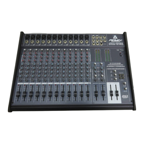 Peavey Unity 2002-12 RQ User manual
