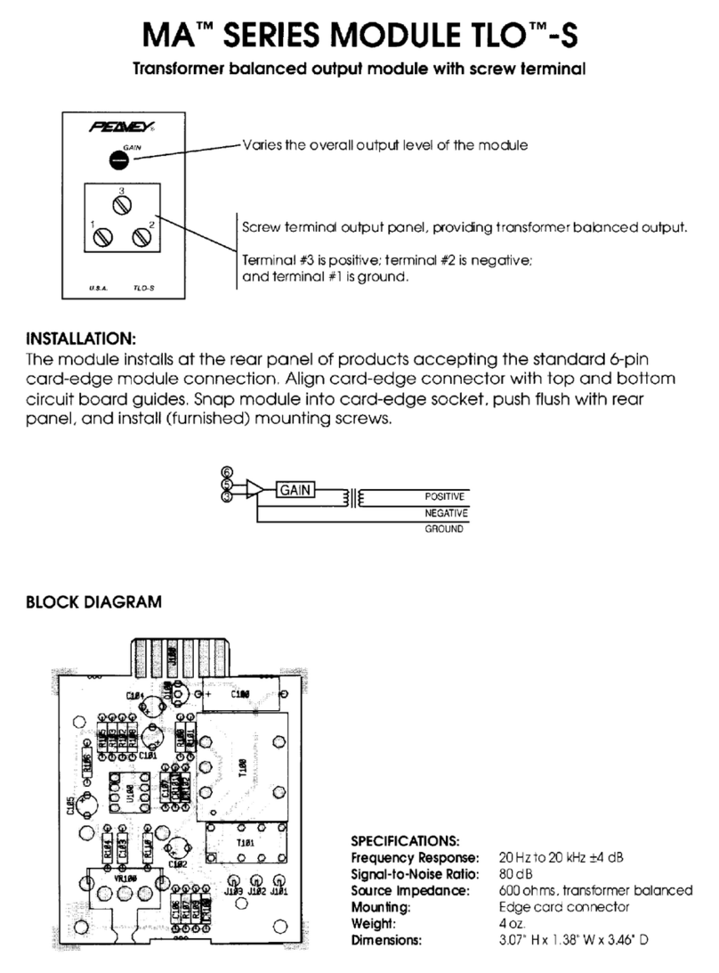 Peavey TLO-S manual