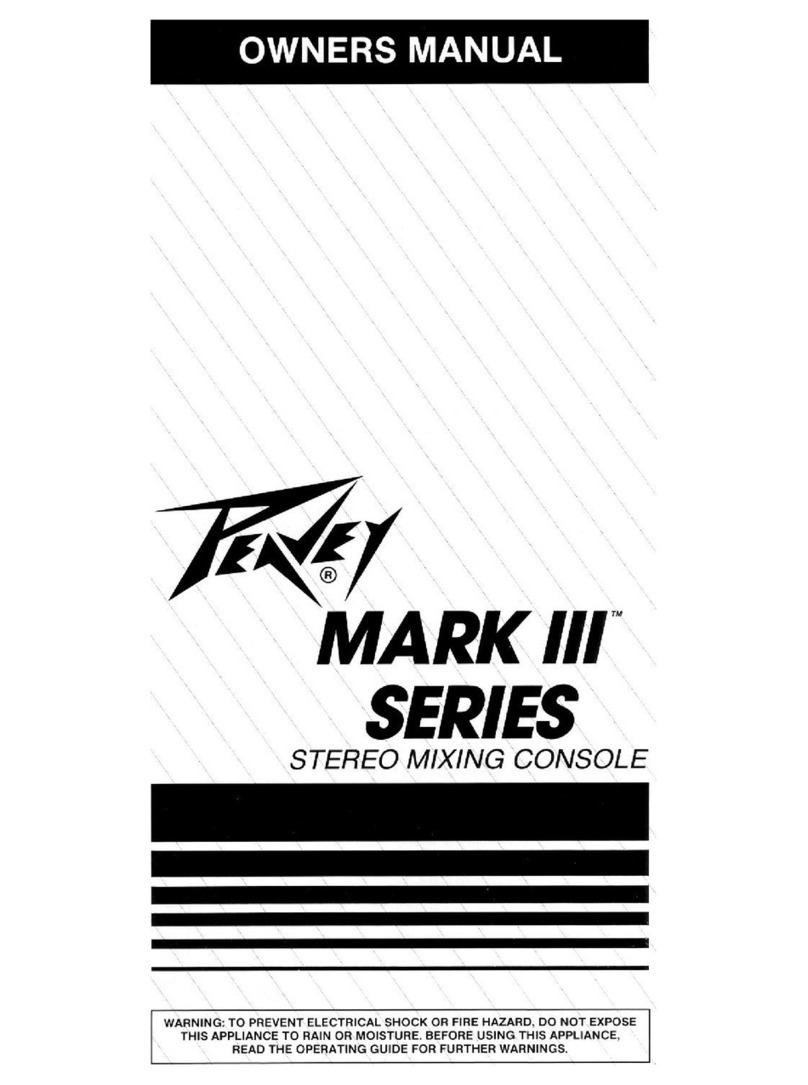 Peavey 260 owner's manual