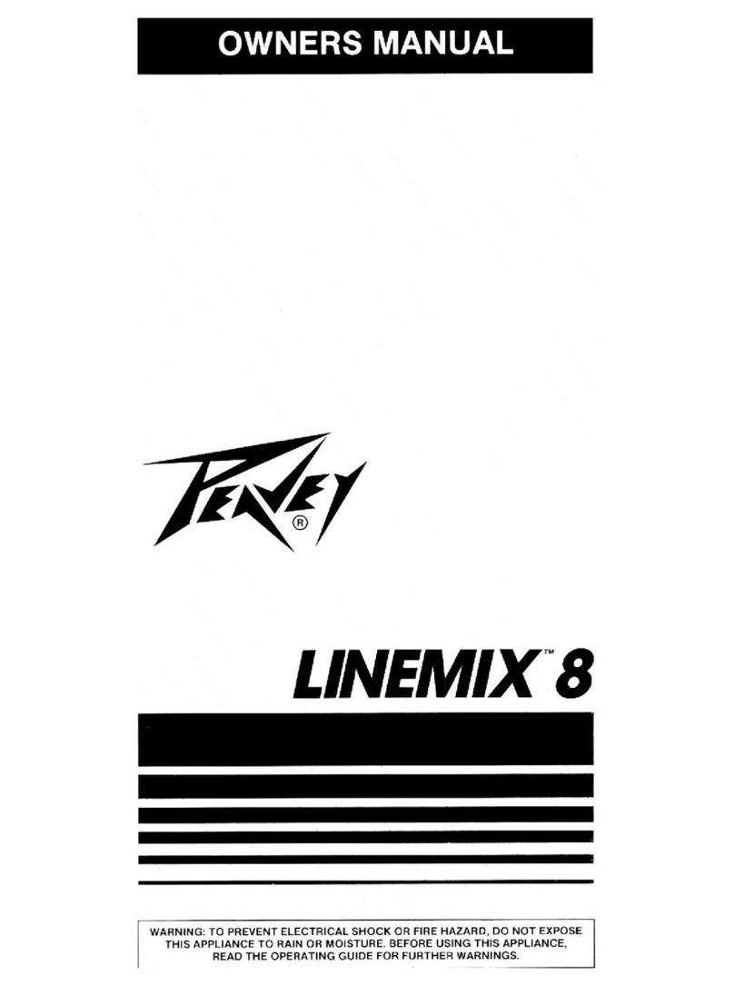 Peavey Linemix 8 User manual Peavey Linemix 8 User manual