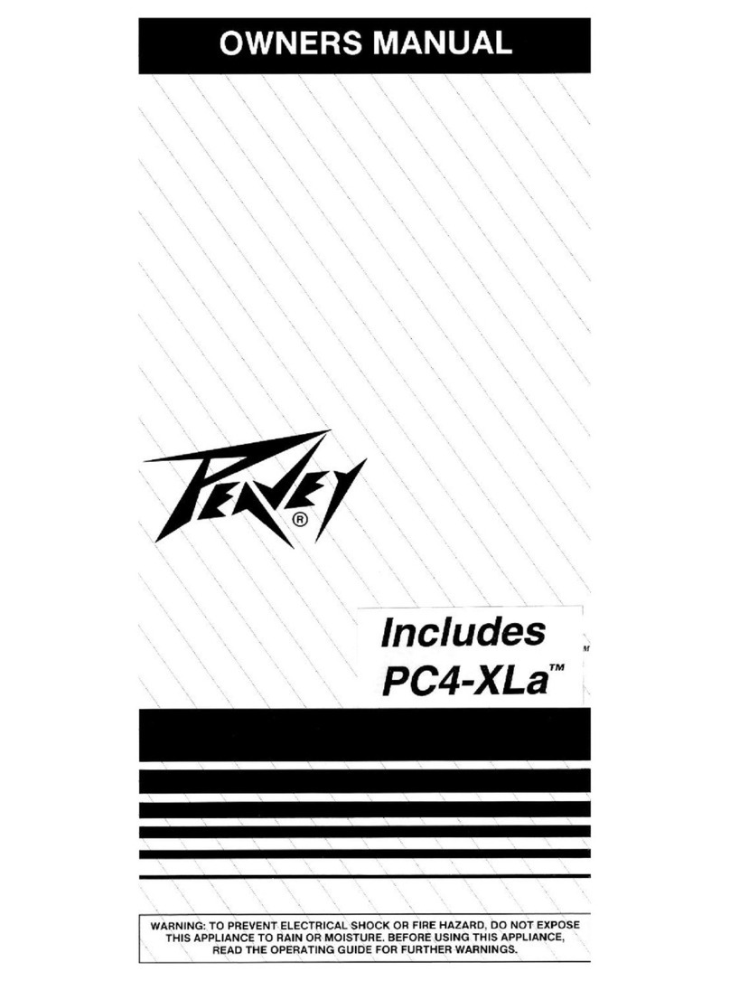 Peavey PC4-X User manual Peavey PC4-X User manual