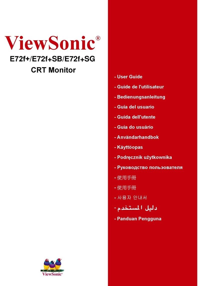 ViewSonic E72f+SB User manual