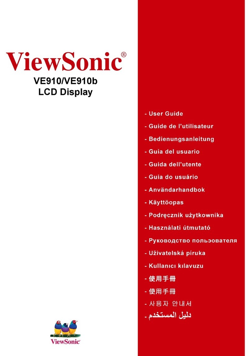 ViewSonic VE910 user guide
