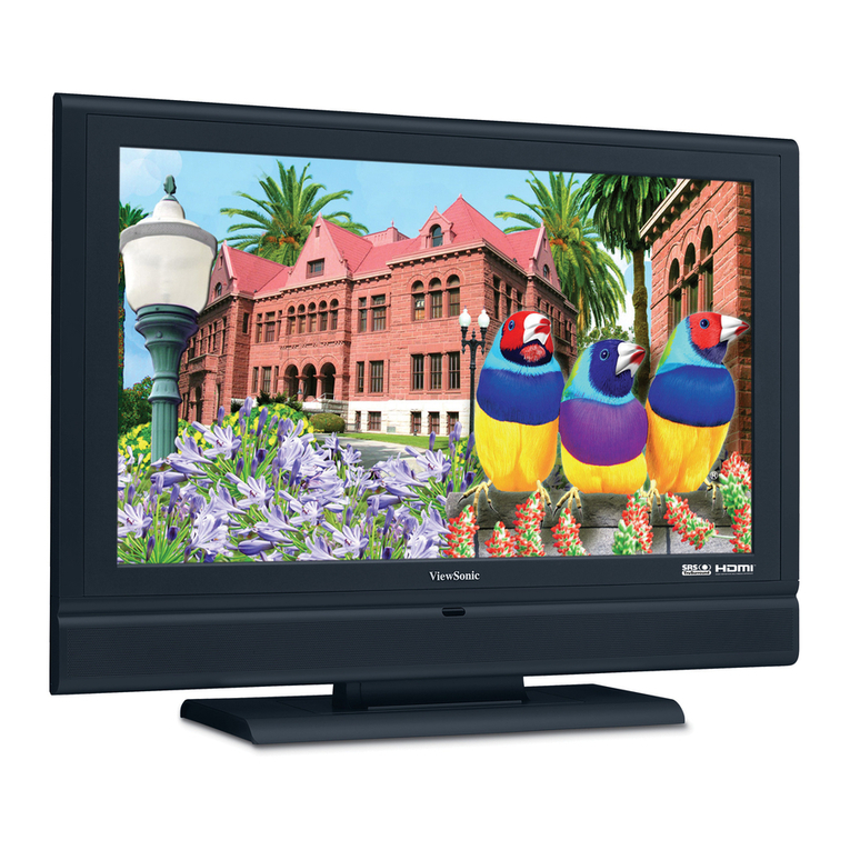 ViewSonic N3760W - NextVision - 37" LCD TV User manual