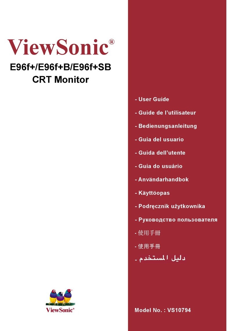 ViewSonic E96f+SB User manual