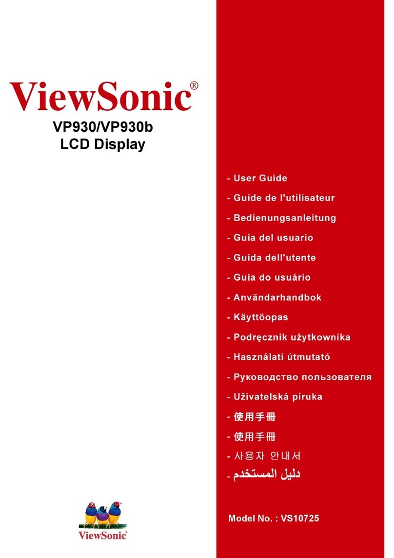 ViewSonic VP930 User manual