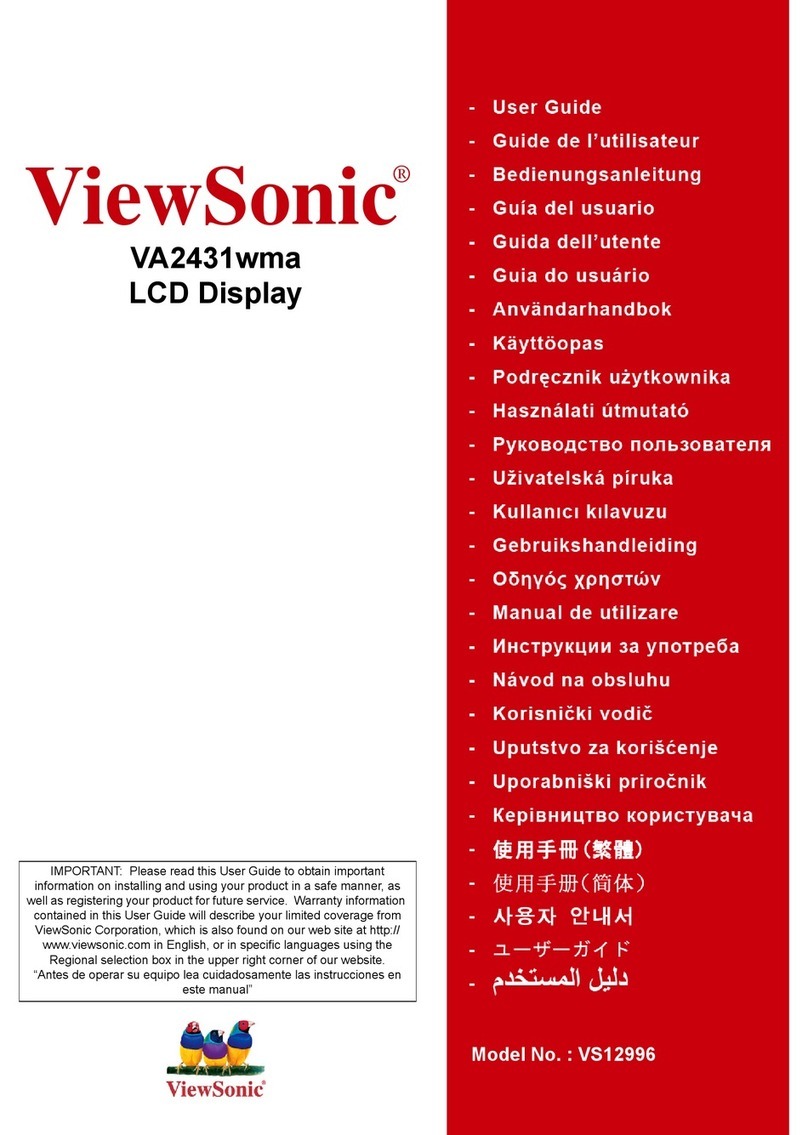 ViewSonic VA2431wma User manual