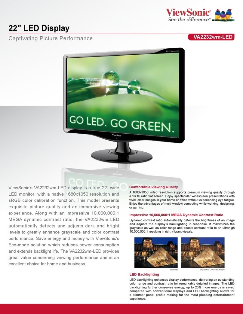 ViewSonic VA2232wm-LED User manual