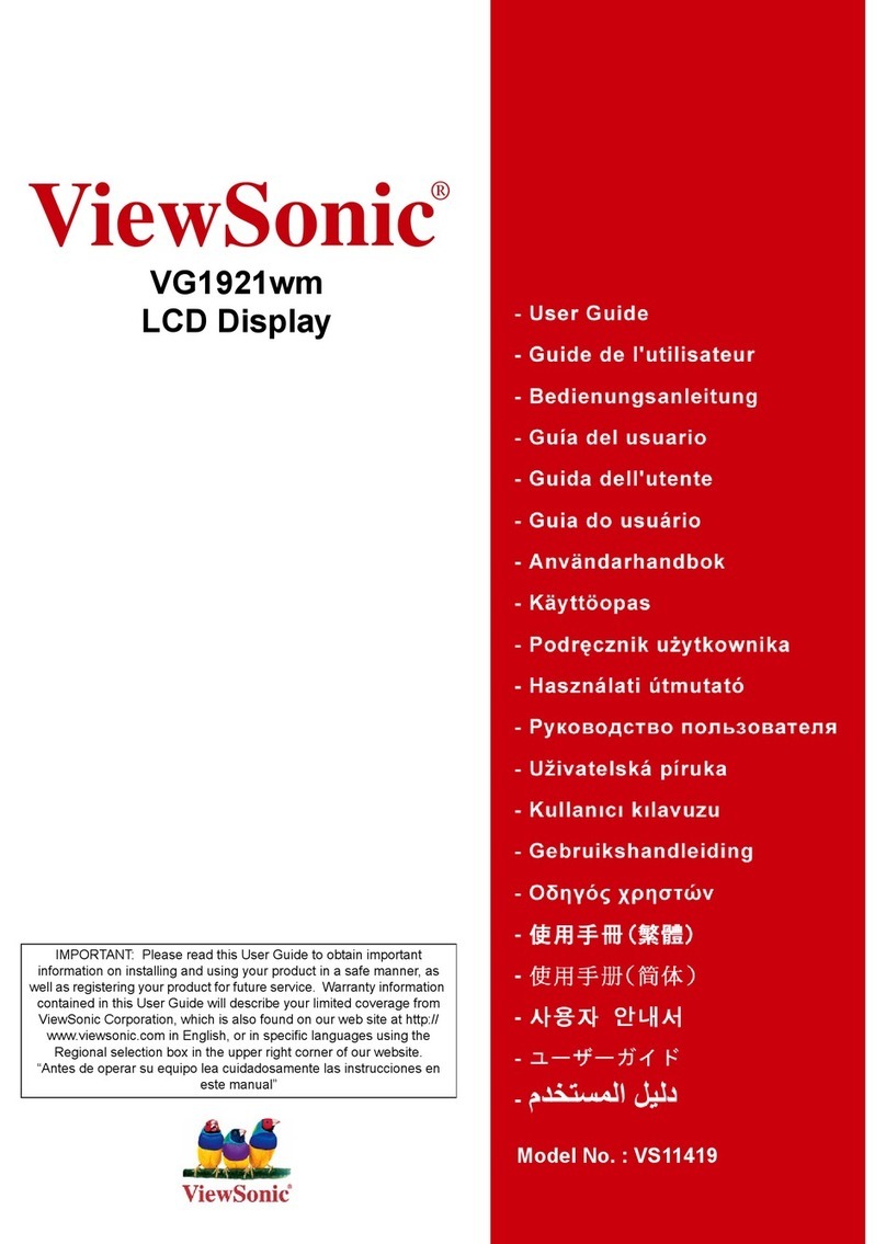 ViewSonic VG1921wm User manual
