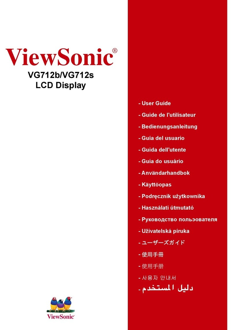 ViewSonic VG712b User manual