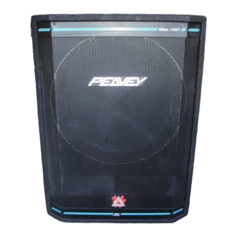 Peavey HiSys 112XT User manual