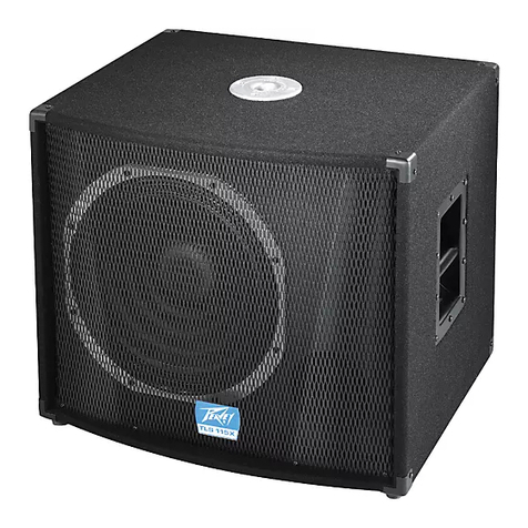 Peavey TLS 115X User manual Peavey TLS 115X User manual