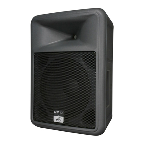 Peavey PR 12 D User manual Peavey PR 12 D User manual