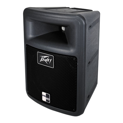 Peavey PR 10 User manual Peavey PR 10 User manual