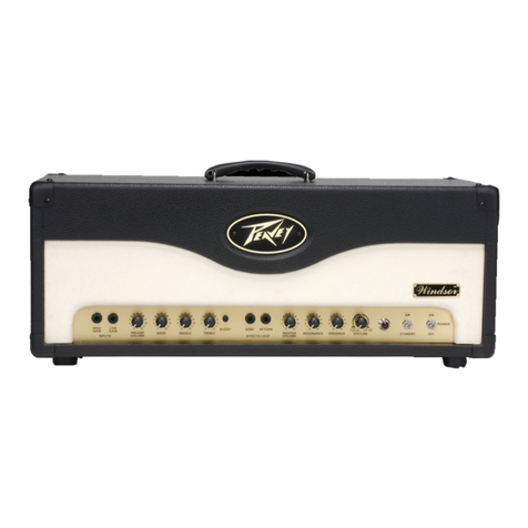 Peavey Windsor Studio operating manual