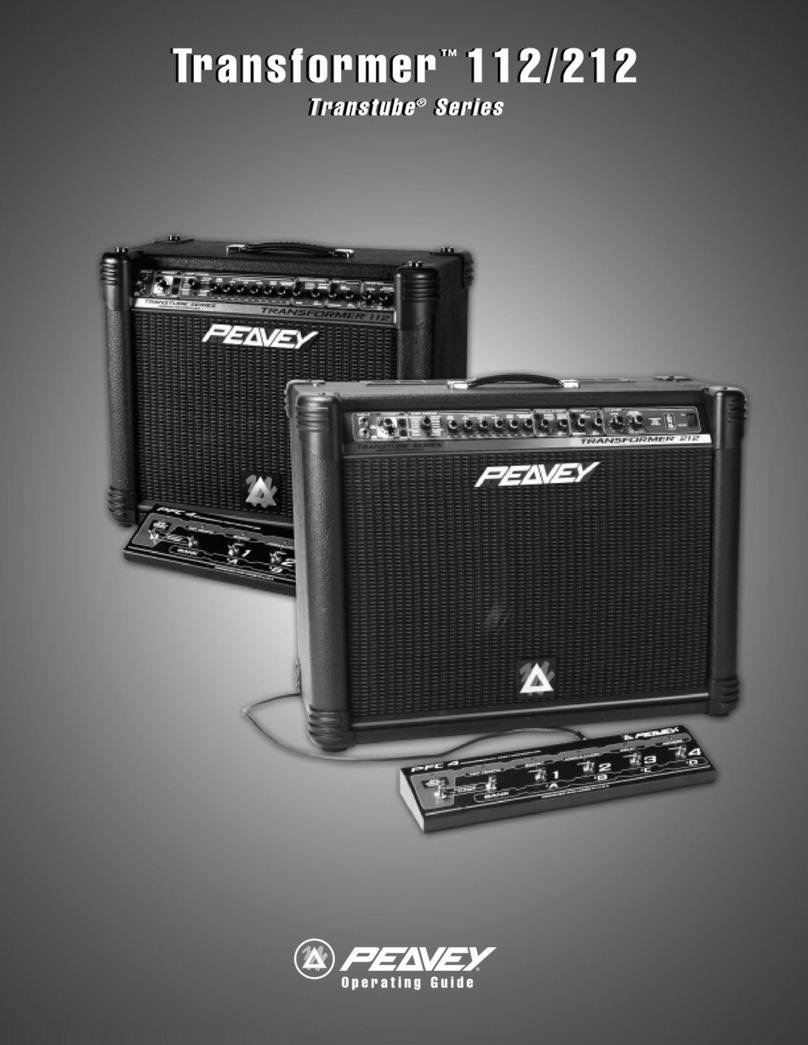 Peavey Transtube Series Transformer 112 User manual
