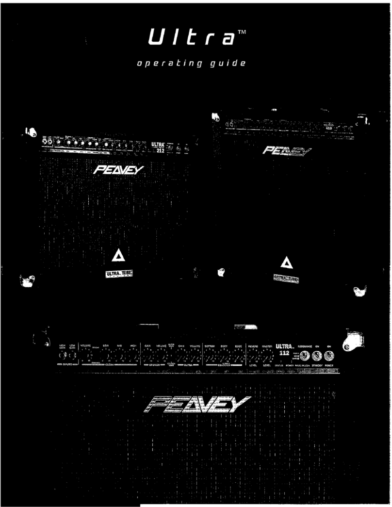 Peavey Ultra User manual Peavey Ultra User manual