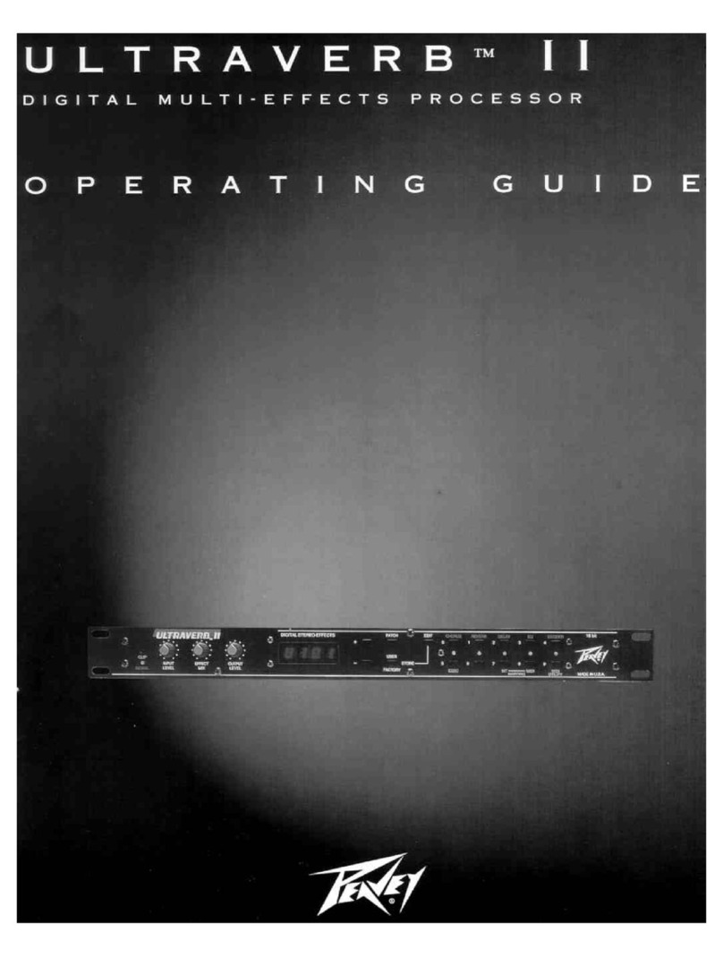 Peavey Ultraverb II User manual