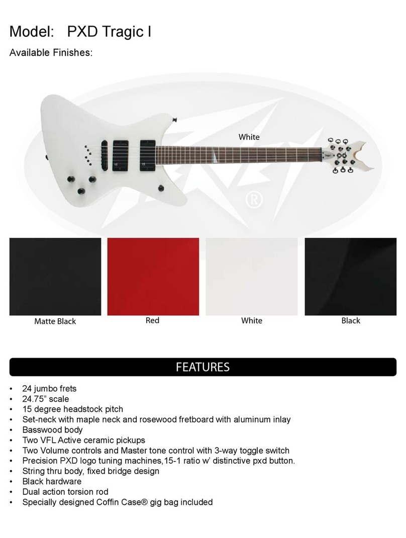 Peavey PXD Tragic I User manual