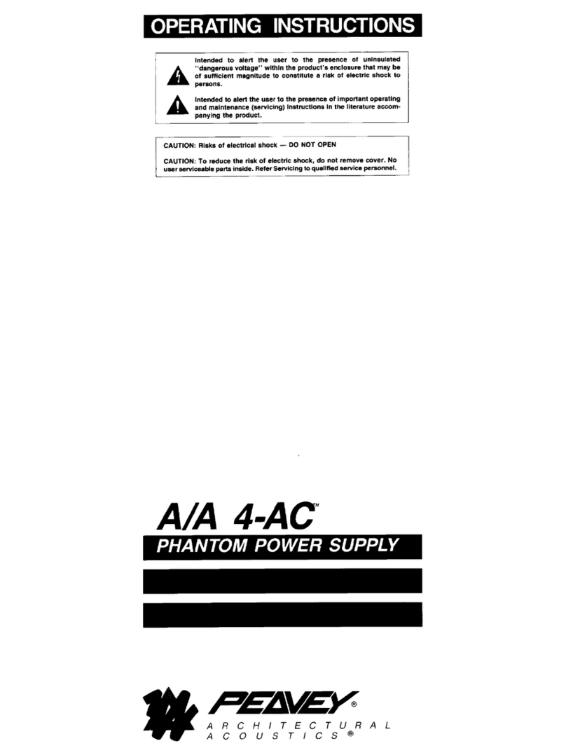 Peavey 4-AC operating instructions