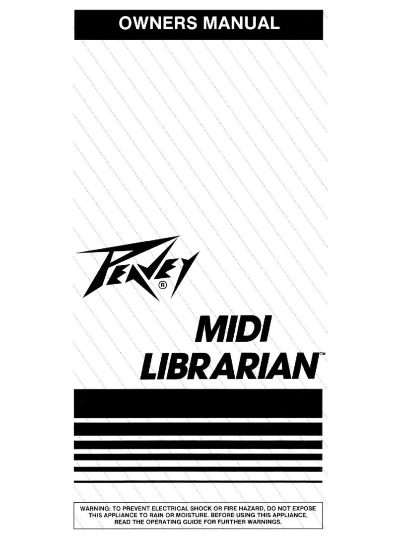 Peavey MIDI Librarian manual