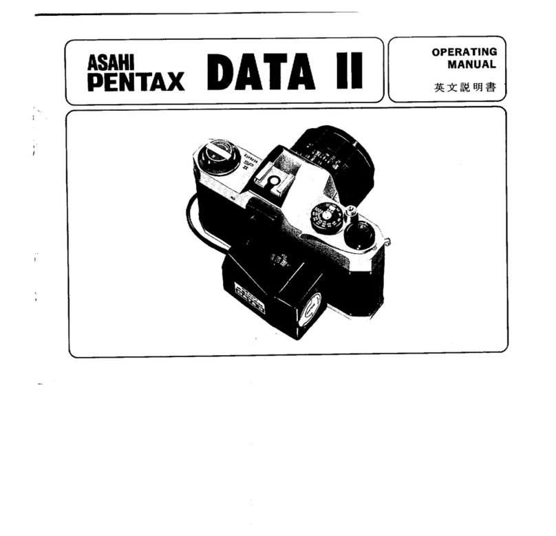 Pentax Data II User manual Pentax Data II User manual