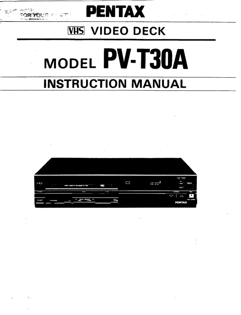 Pentax PV-T30A User manual