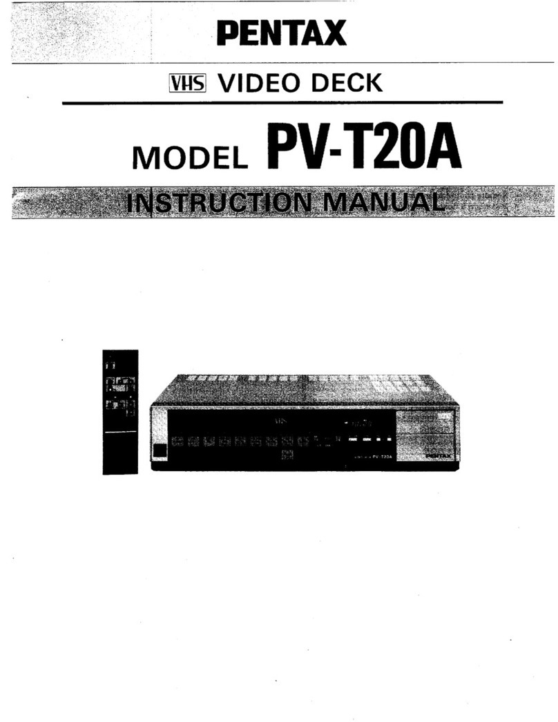 Pentax PV-T20A User manual