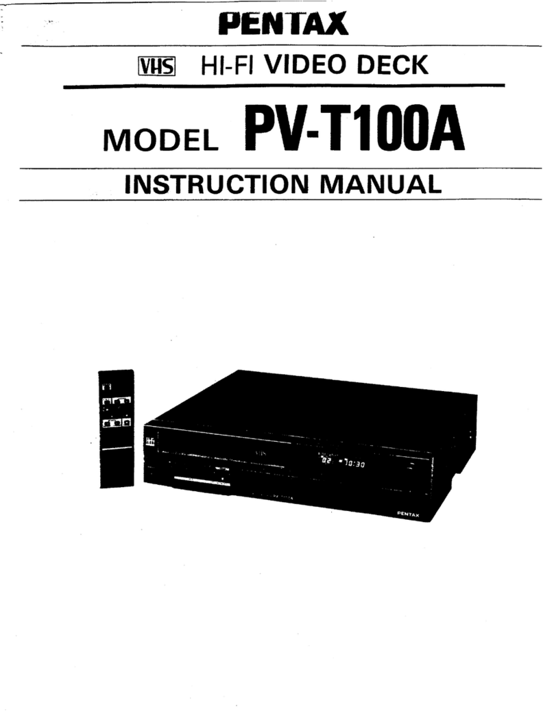 Pentax PV-T100A User manual