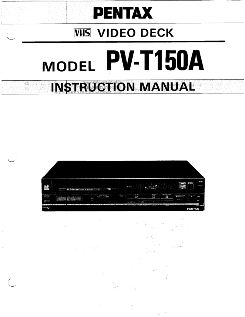 Pentax PV-T150A instruction manual