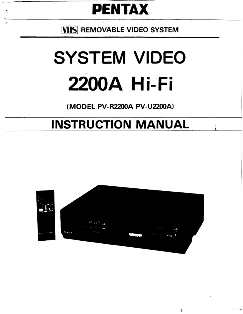 Pentax 2200A User manual