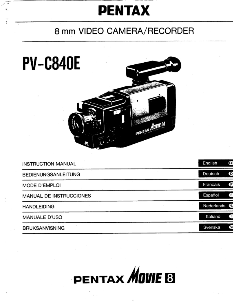 Pentax PV-C840E User manual