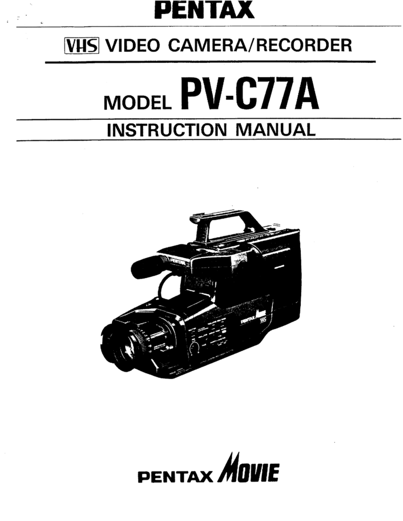 Pentax PV-C77A User manual