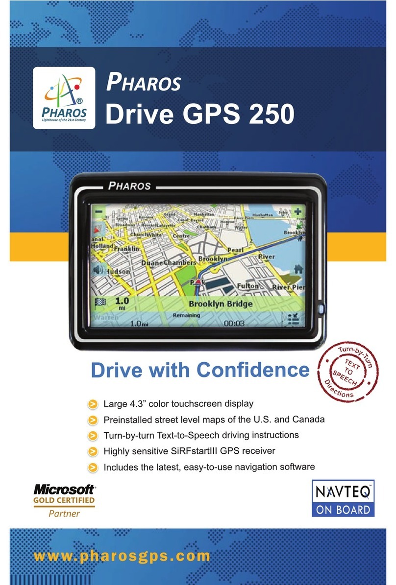 Pharos Drive GPS 250 User manual