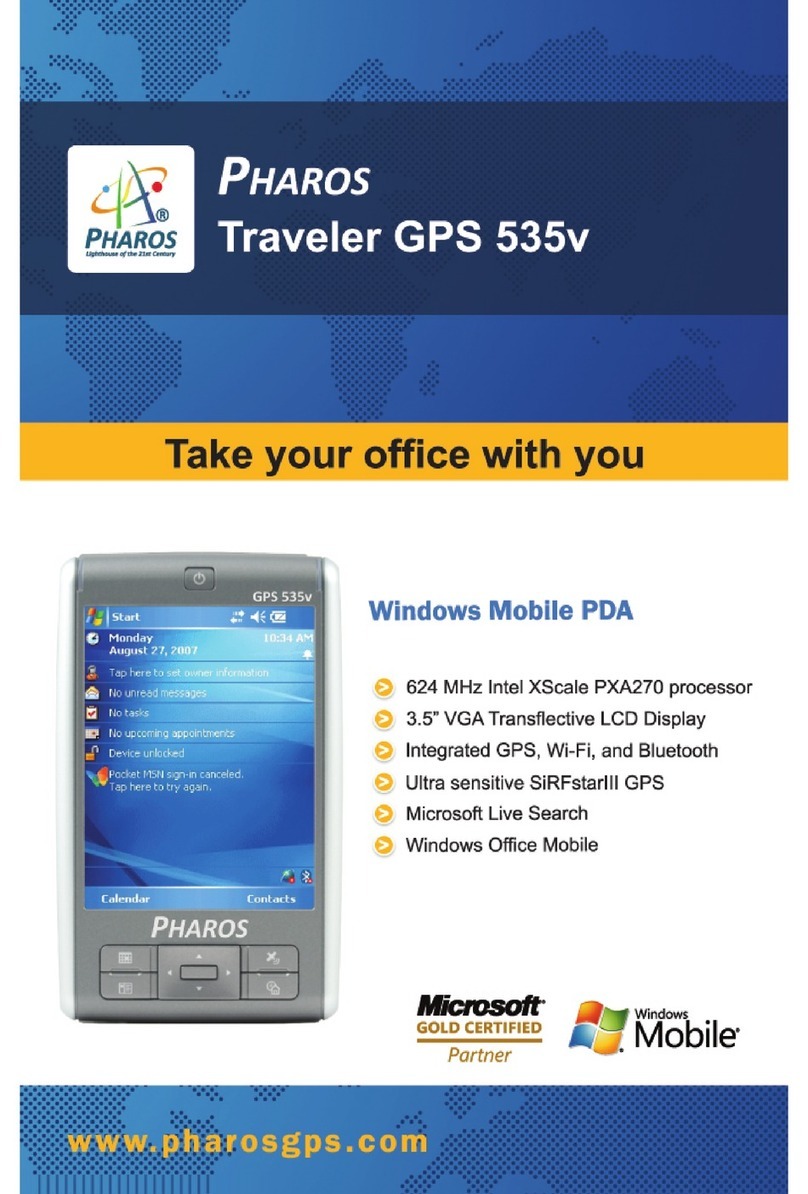 Pharos Traveler 535v User manual
