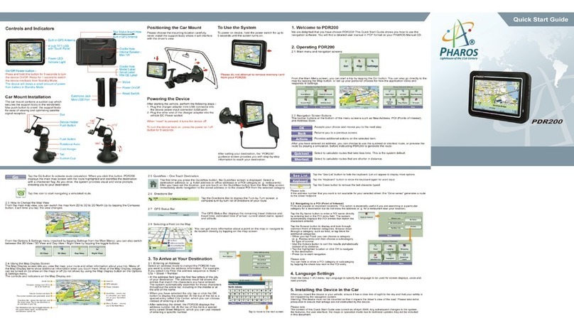 Pharos PDR200 User manual