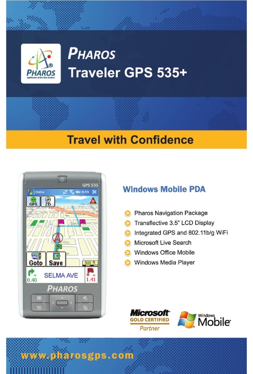 Pharos GPS 535+ User manual