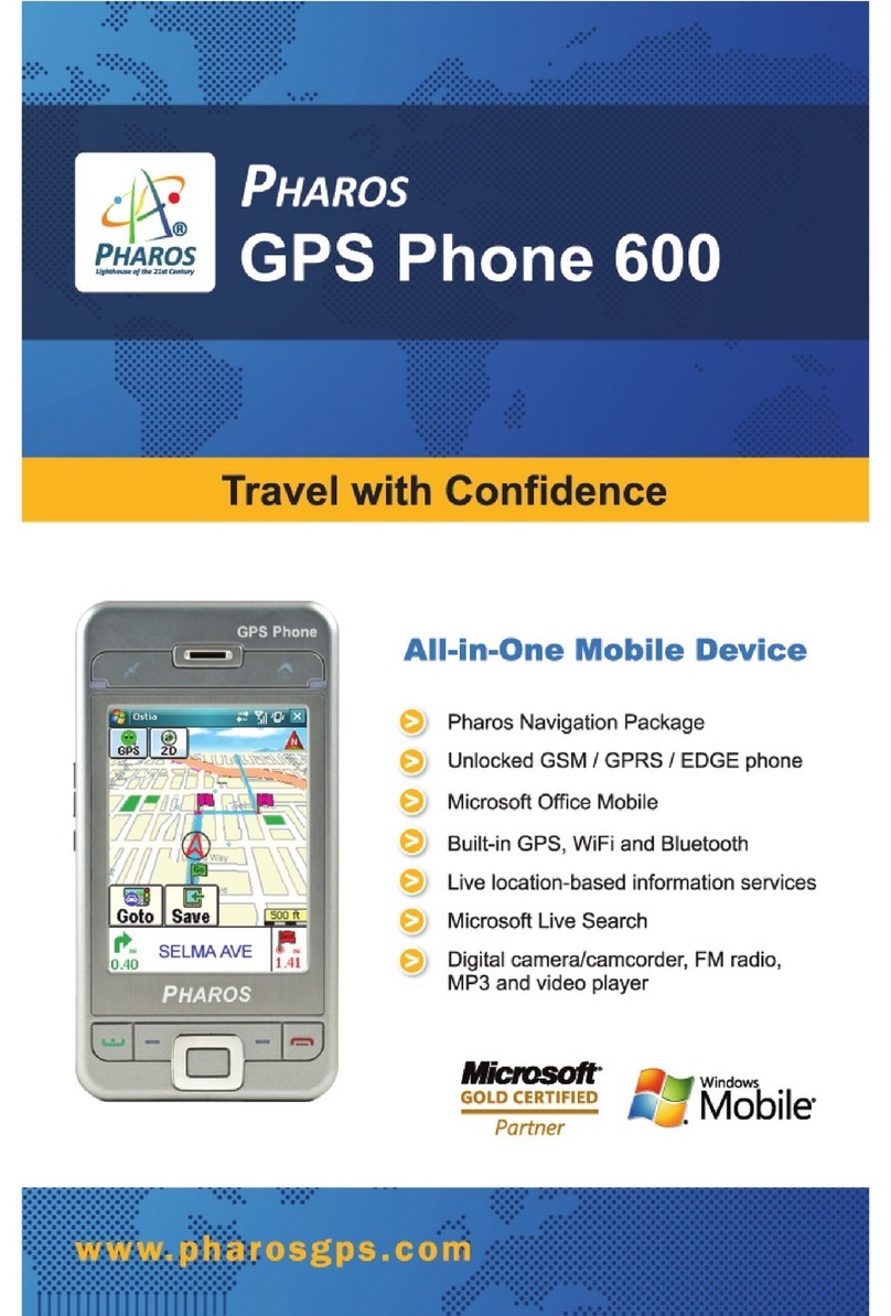 Pharos GPS 600 Specifications