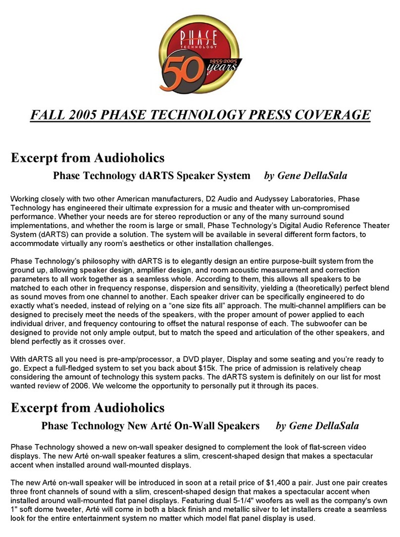 Phase Technologies dARTS DCB-1.0-LR brochure Phase Technologies dARTS DCB-1.0-LR brochure