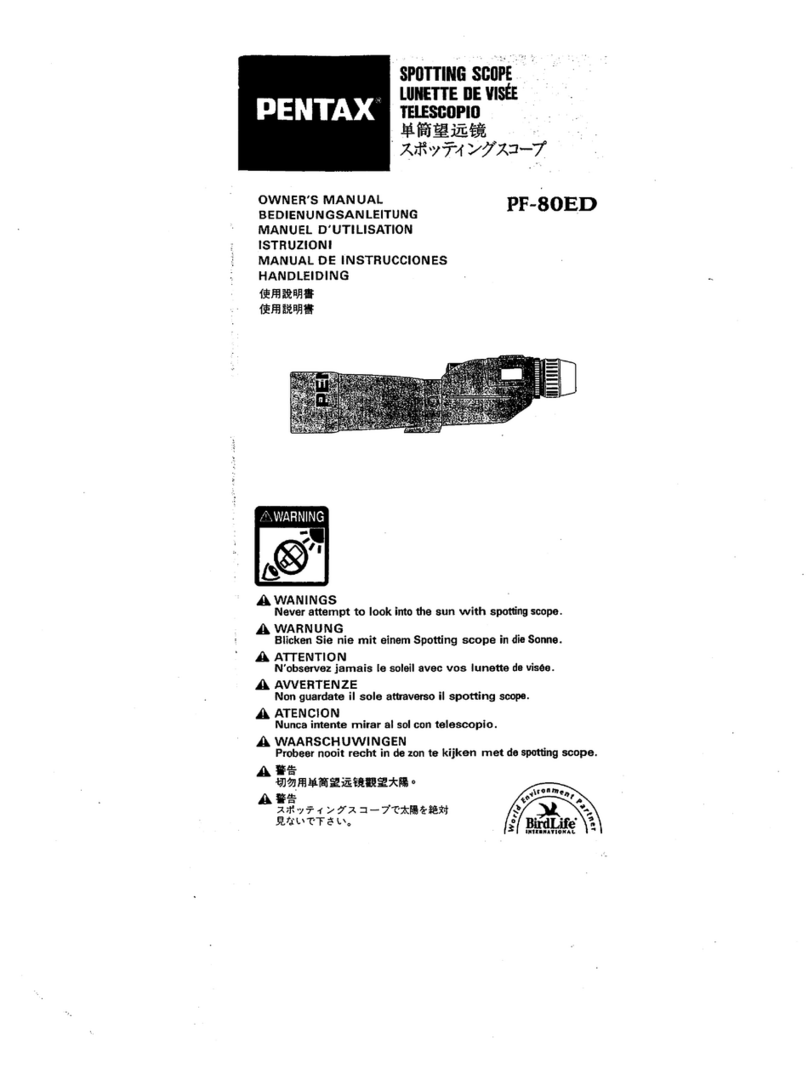 Pentax PF-80ED User manual
