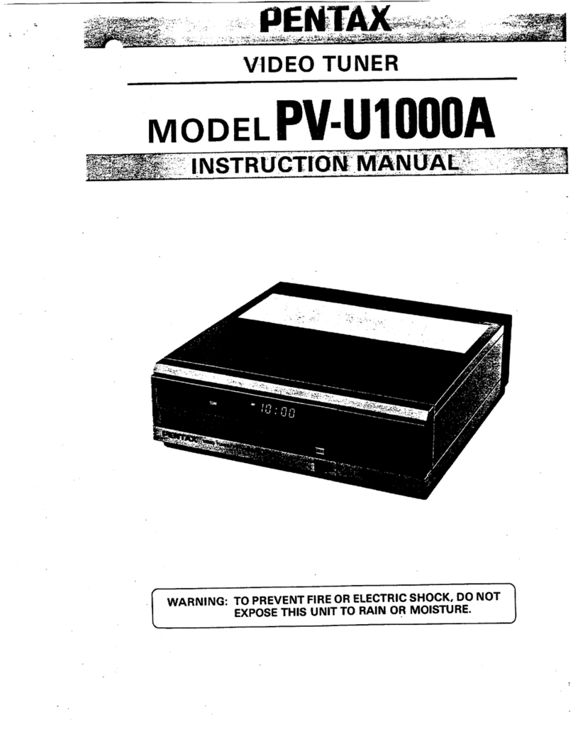 Pentax PV-U1000A User manual