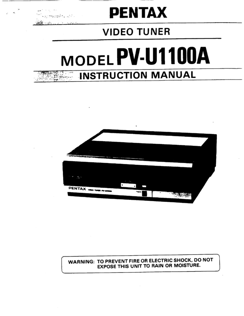 Pentax PV-U1100A User manual